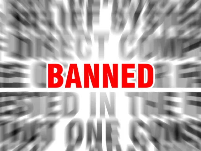 banned